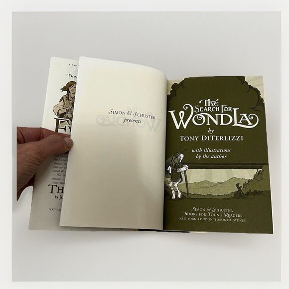 The Search for WondLa Tony DiTerlizzi Hardcover Fantasy Sci-Fi Adventure Fiction - Picture 2 of 12